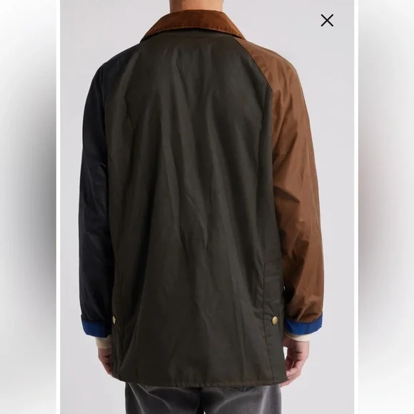 Patch Water Resistant Waxed Cotton JacketBarbour NEW